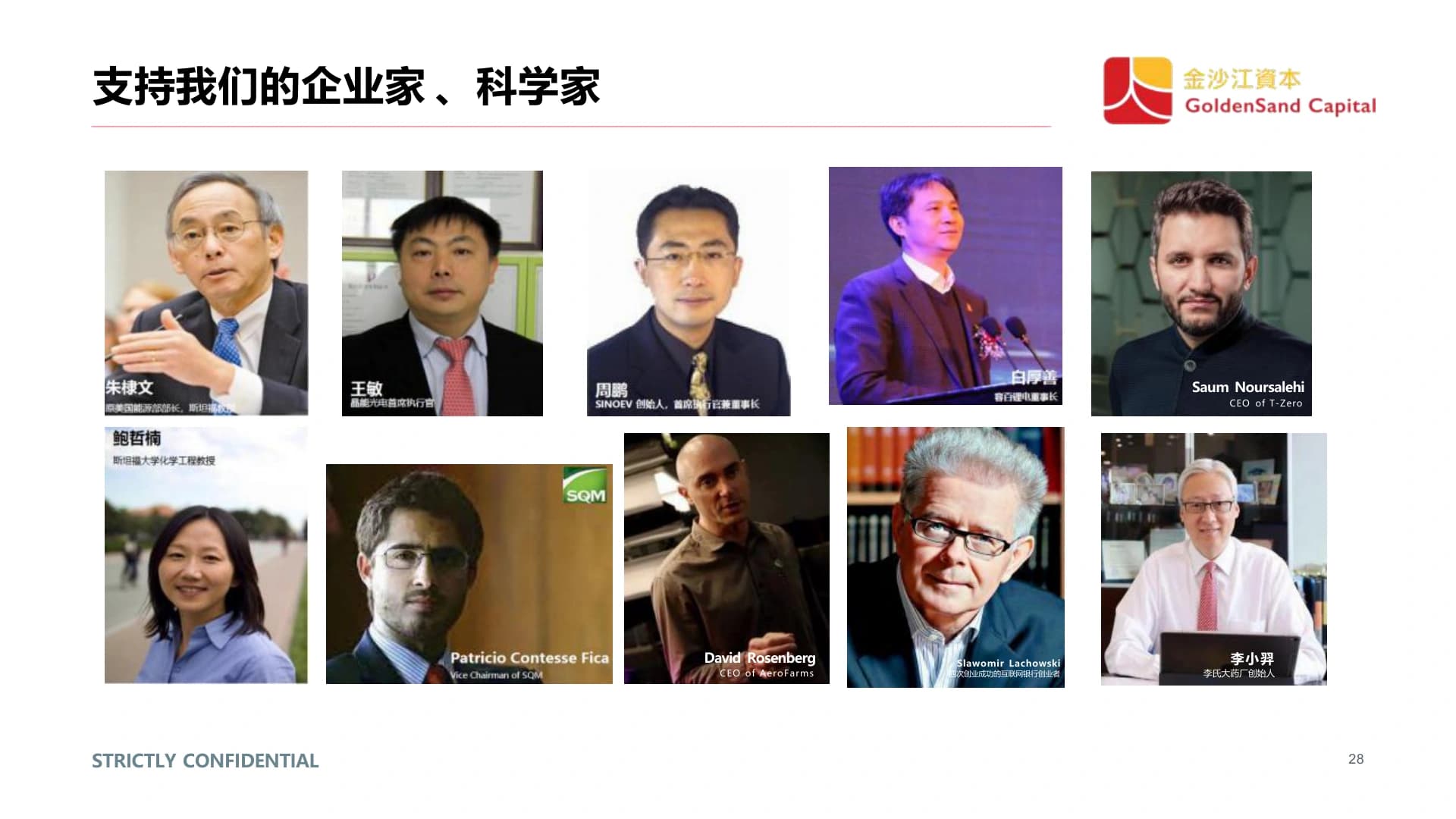 支持我們的企業家、科學家